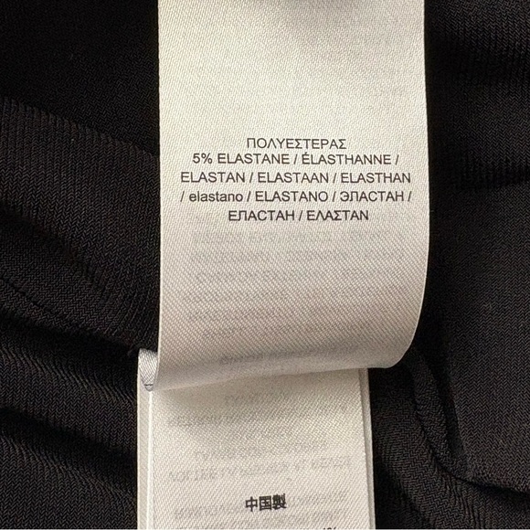 Ralph Lauren Black Label Matte Stretch Jersey Dress Size 12 Black Lined *READ - Picture 13 of 14